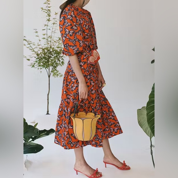 Kate Spade Novelty Petal Flower Bucket Bag- Yellow Morning Light - Picture 12 of 12